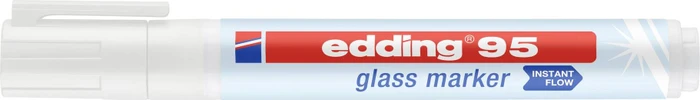 edding 95 Glasmarker weiß, 3er-Pack