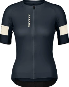 Scott Endurance Pro Trikot kurzarm dark blue/cotton white (Damen)