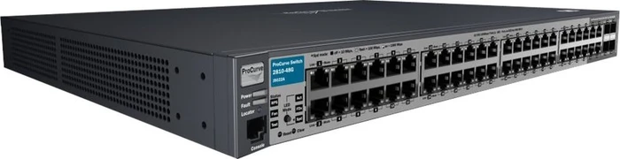 HP ProCurve 2810 48G Rackmount Gigabit Managed Switch, 44x RJ-45, 4x RJ-45/SFP