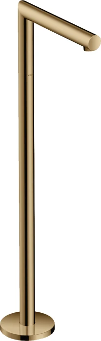 Hansgrohe AXOR Uno Wanneneinlauf gerade bodenstehend polished bronze