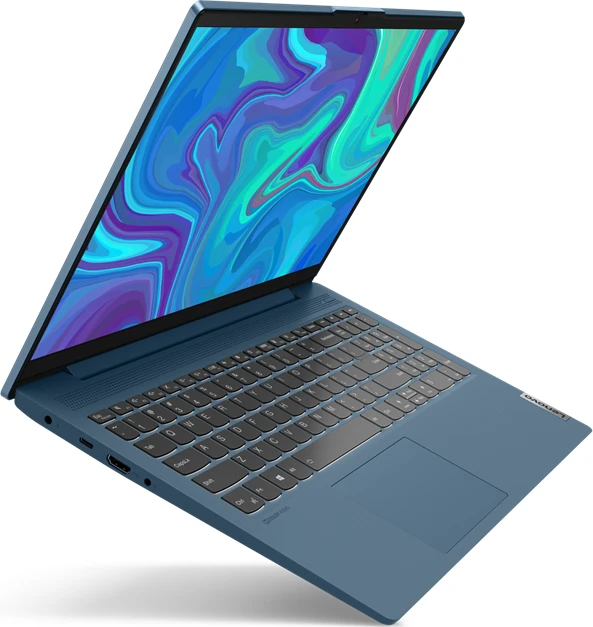 Lenovo IdeaPad 5 15IIL05, Light Teal, Core i7-1065G7, 16GB RAM, 512GB SSD, GeForce MX350, DE