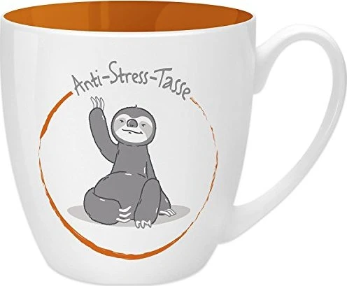 Sheepworld Kaffeebecher Anti-Stress Tasse 450ml