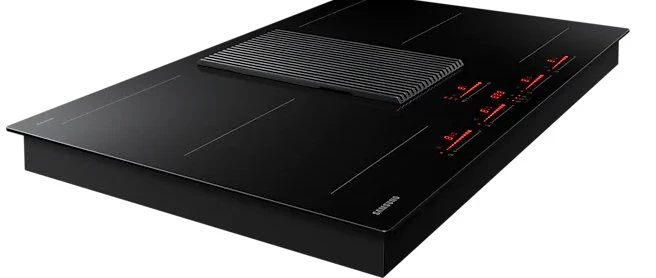 Samsung NZ84T9747VK Induktionskochfeld mit Kochfeldabzug autark