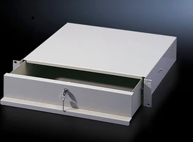 Rittal Schublade für eine 19"-Befestigungsebene, RAL 7035, 3HE