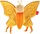 Sigikid Greifling Schmetterling orange (43352)