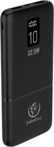 Rebeltec Powerbank P10 LCDPD 10000mAh schwarz