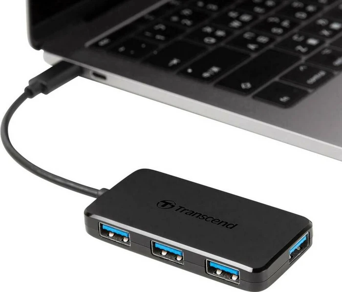 Transcend HUB2C USB Hub, USB-C 3.0 [Stecker]