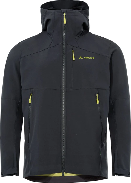 Vaude Roccia II Softshell Funktionsjacke black/avocado (Herren)