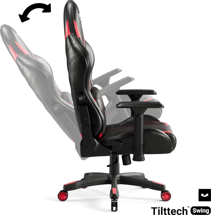 Diablo Chairs X-Ray 2.0 King Gamingstuhl, schwarz/rot