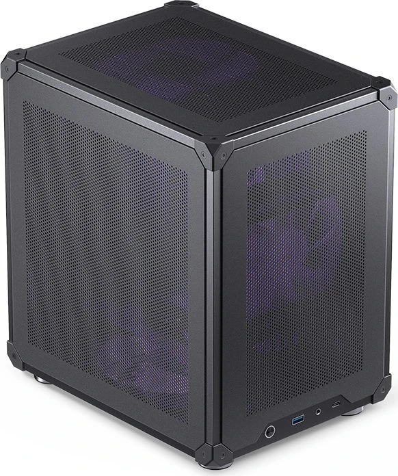 Jonsbo C6 Black, schwarz