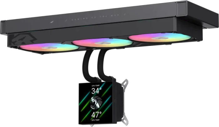 GameMax Glacier 360 BK, schwarz