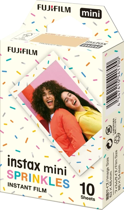 Fujifilm instax mini Sofortbildfilm Sprinkles, 10 Aufnahmen