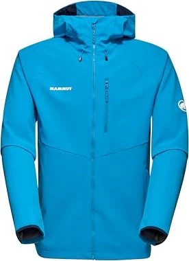 Mammut Ultimate Comfort SO Hooded Funktionsjacke glacier blue (Herren)