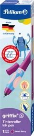 Pelikan griffix 3 Tintenroller (Patrone) sweet berry, Linkshänder, Faltschachtel