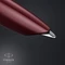 Parker 51 burgundy resin/chrome trim, rechte Hand, fein, Geschenkbox Vorschaubild