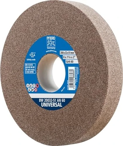 Pferd BW 20032-51 AN 60 Universal Schleifscheibe K60, 200x32x51mm, 1 Stück