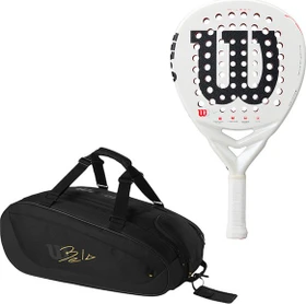 Wilson Bela LS V3 Padel-Tennisschläger weiß/rot
