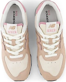 New Balance 574 Core flat taupe/pink taffy (Junior) (GC574QTC) – Bild 3 von 6