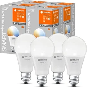 Osram Ledvance SMART+ WiFi Classic Tunable White A75 100 14W E27, 4 Stück