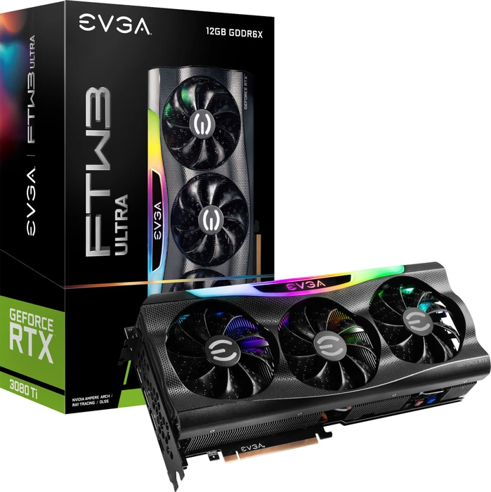 EVGA GeForce RTX 3080 Ti FTW3 Ultra Gaming, 12GB GDDR6X, HDMI, 3x DP
