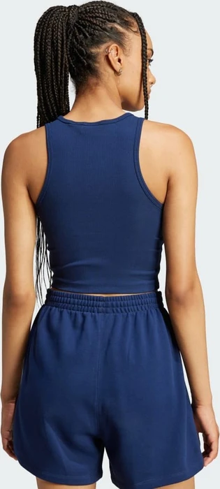 adidas Essentials Ribbed Funktionsshirt ärmellos night indigo (Damen)