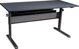 Thermaltake Level 20 GT Battlestation Sitz-Steh-Schreibtisch 150x70cm schwarz/schwarz