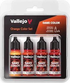 Vallejo Game Color Orange Color Farbset, 4-tlg.