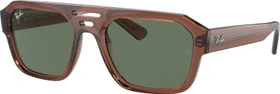 Ray-Ban RB4397 Corrigan Bio-Based 54mm polished brown/dark green