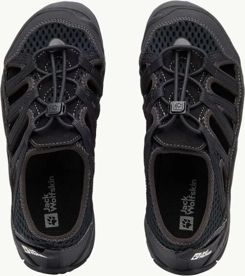 Jack Wolfskin Levente schwarz (Junior) (A64080-6000) – Bild 2 von 7