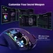 RisoPhy Wireless Gaming Mouse, schwarz, USB/Bluetooth Vorschaubild
