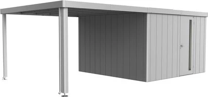 Biohort Seitendach für Gerätehaus Neo 4A-4D silber-metallic