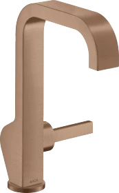Hansgrohe Axor Citterio Waschtischmischer 190 mit Pingriff und Ablaufgarnitur brushed red gold