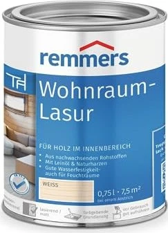 Remmers Wohnraum-Lasur innen weiß, 750ml