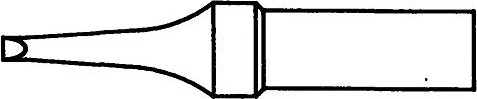 Weller ET R Dauerlötspitze, meißelform, 0.7mm, 1 Stück