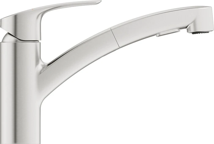 Grohe Eurosmart Einhand-Spültischbatterie 1/2" supersteel