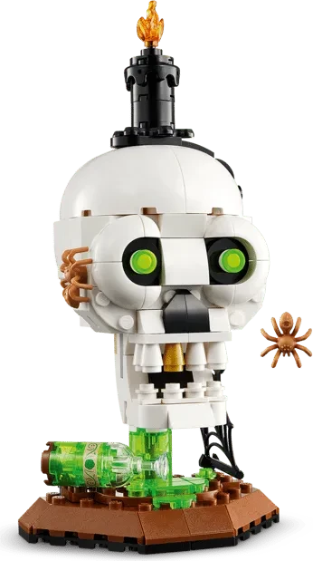 LEGO Halloween - Halloweenschädel mit Kerze