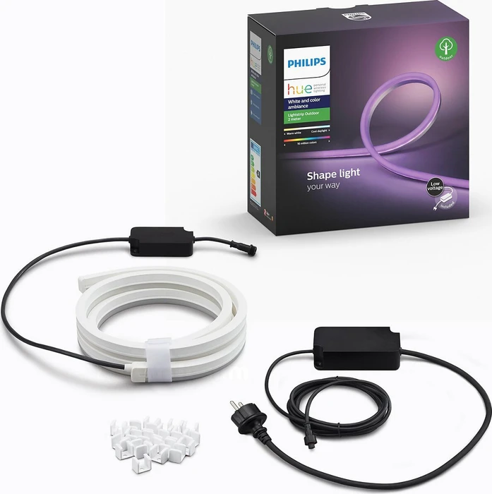 Philips Hue White and Color Ambiance Outdoor LED Lightstrip 2m