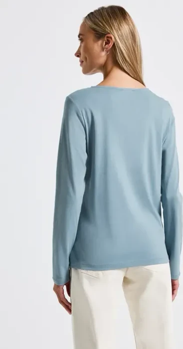 Street One Unifarbe Sweatshirt glacier blue (Damen)