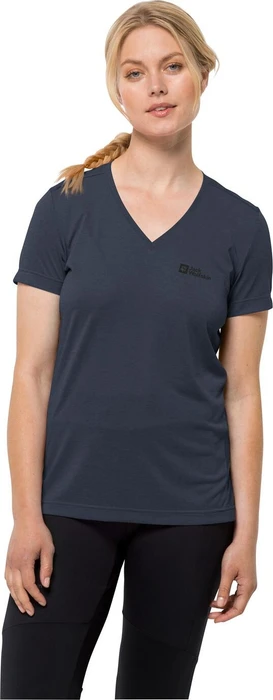Jack Wolfskin Crosstrail Funktionsshirt kurzarm night blue (Damen)