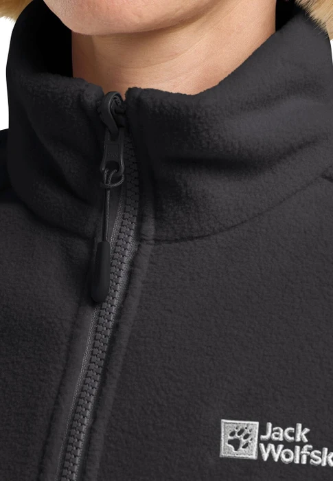 Jack Wolfskin Moonrise Full-Zip Fleece Funktionsjacke schwarz (Damen)