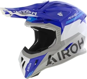 Airoh Aviator Ace 2 Fury grau/weiß/blau