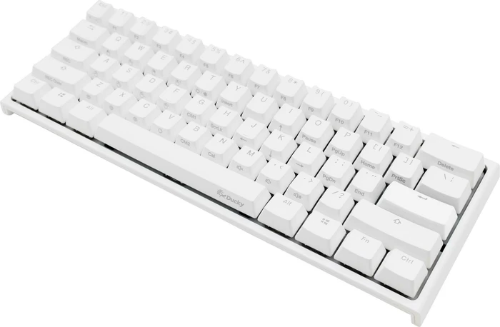 Ducky One 2 Mini RGB PBT, LEDs RGB, weiß, MX RGB BROWN, USB, US