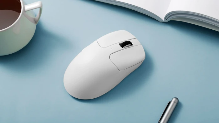 Keychron M2 Wireless Mouse weiß, 8K PixArt 3950, USB/Bluetooth