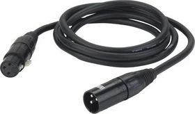 DAP Audio FL09 - DMX/AES-EBU XLR/M 3P to XLR/F 3P, 0.75m