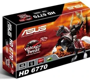 ASUS Radeon HD 6770, EAH6770/2DI/1GD5, 1GB GDDR5, VGA, DVI, HDMI