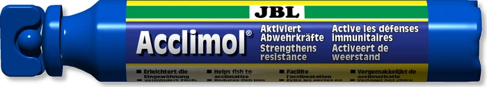 JBL Acclimol Wasseraufbereiter für Süßwasser-Aquarien zur Eingewöhnung von Fischen und Wirbellosen, 50ml