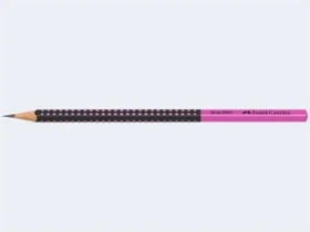 Faber-Castell Two Tone Grip 2001 Bleistift B graphit, schwarz/pink