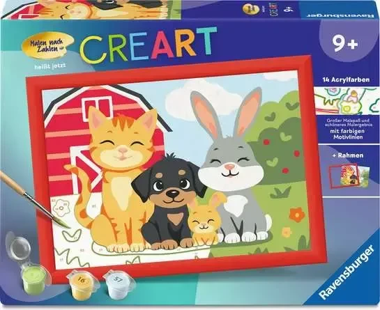 Ravensburger Malen nach Zahlen CreArt Pfotenbande (12023182)