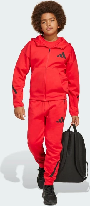 adidas Z.N.E. Zip Hoodie pure ruby/black (Junior)