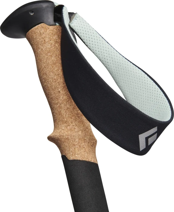 Black Diamond Pursuit Shock Trekkingstöcke steel grey/foam green